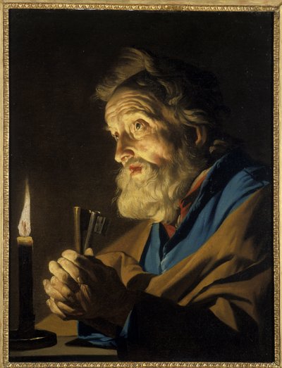 San Pietro Penitente da Matthias Stomer